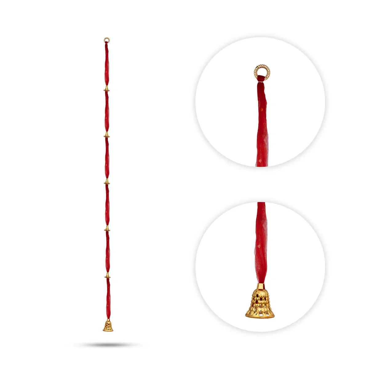 Side Toran - 69 Inches | Net Thoranam/ 10 Pcs Set/ Door Hanging Toran for Home Entrance Decor - Image 11