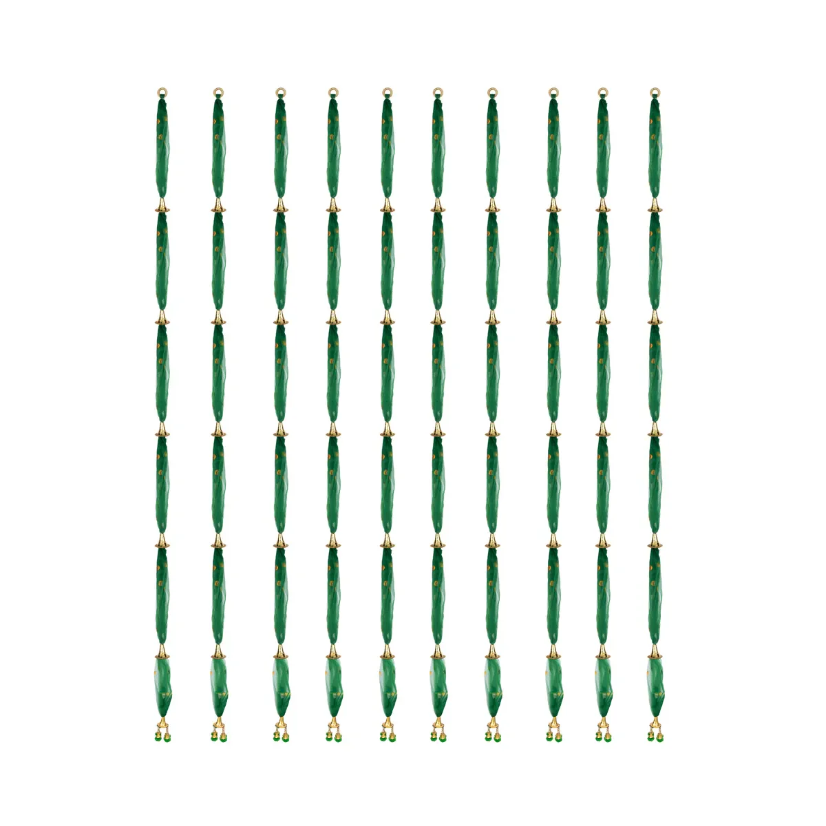 Side Toran - 69 Inches | Net Thoranam/ 10 Pcs Set/ Door Hanging Toran for Home Entrance Decor - Image 2