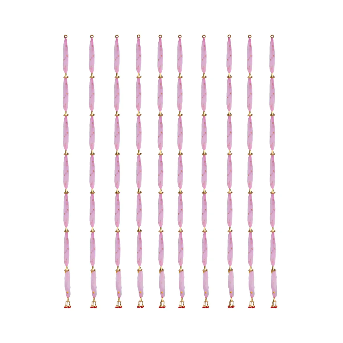 Side Toran - 69 Inches | Net Thoranam/ 10 Pcs Set/ Door Hanging Toran for Home Entrance Decor - Image 5