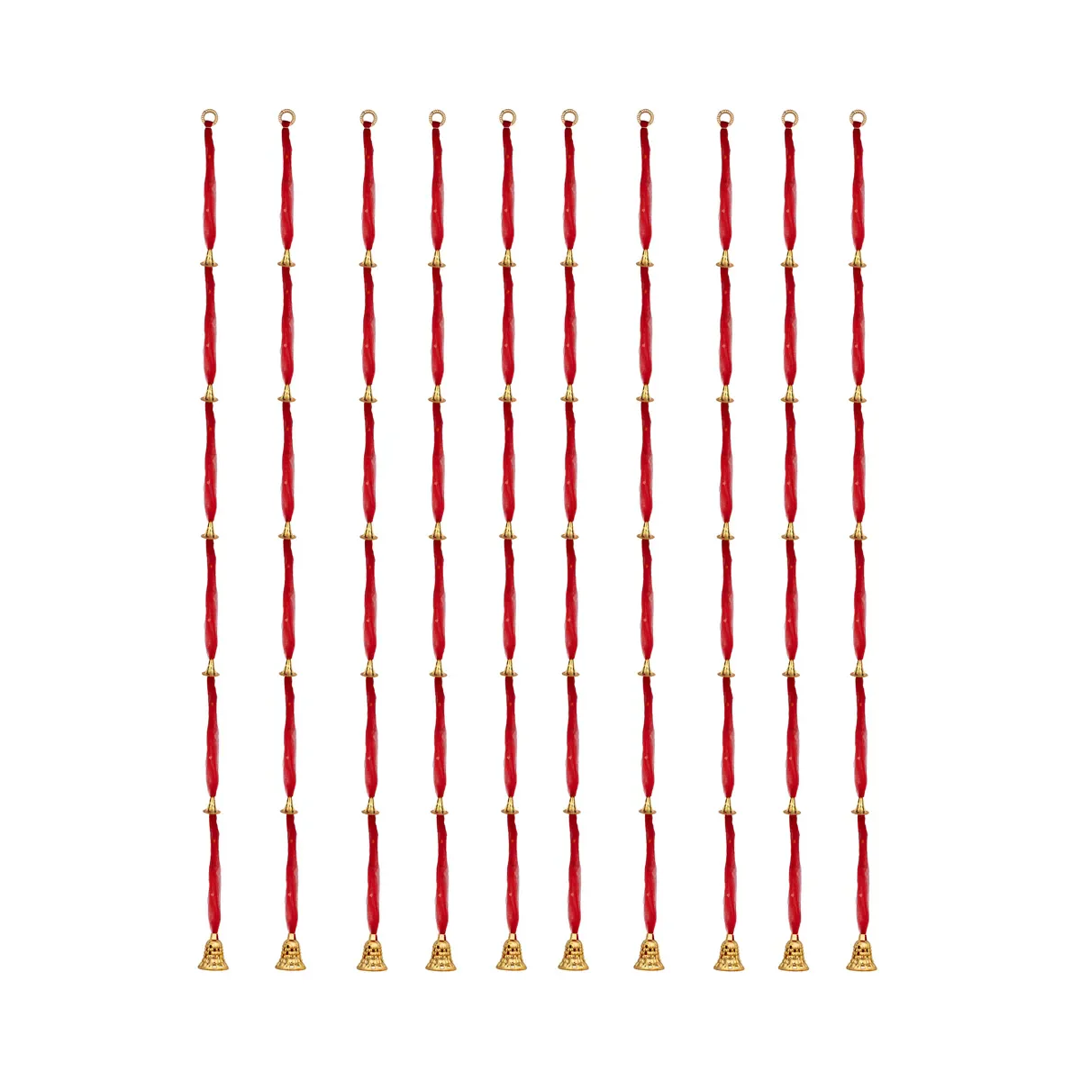 Side Toran - 69 Inches | Net Thoranam/ 10 Pcs Set/ Door Hanging Toran for Home Entrance Decor - Image 6