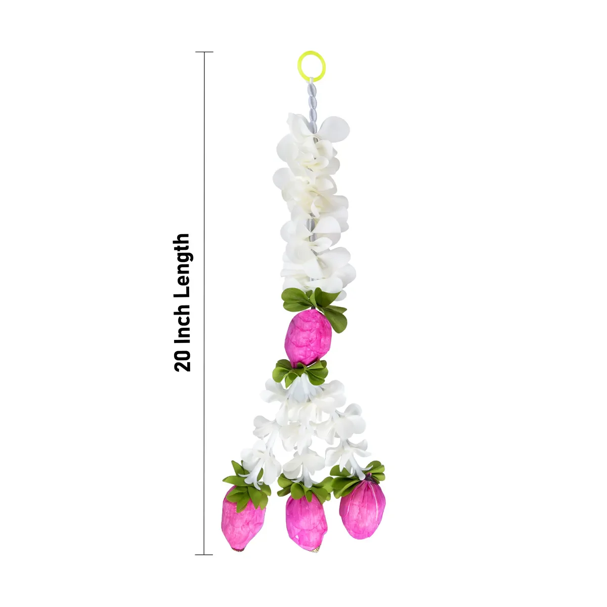 Side Toran Pair - 20 Inches | Artificial Flower Hanging/ Thoranam For Home Entrance & Festive Decor - Image 4
