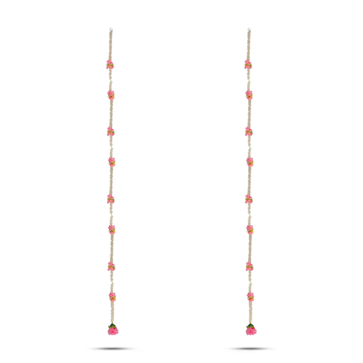 Side Toran Pair - 64 Inches | Artificial Flower Hanging/ Thoranam For Home Entrance & Festive Decor - Image 4