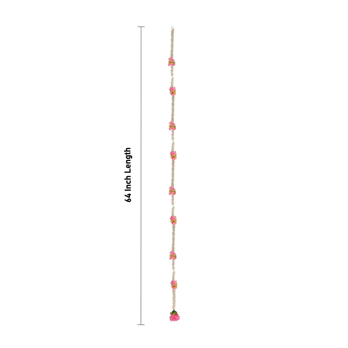 Side Toran Pair - 64 Inches | Artificial Flower Hanging/ Thoranam For Home Entrance & Festive Decor - Image 5