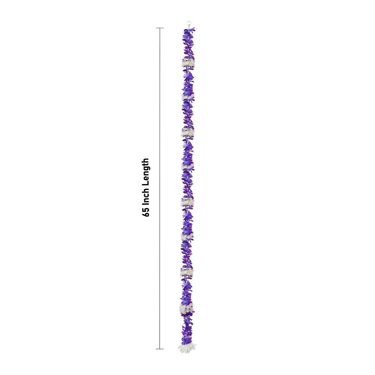 Side Toran Pair - 65 Inches | Flower Design Thoranam/ Door Hanging Bandanwar For Home Entrance Decor - Image 3