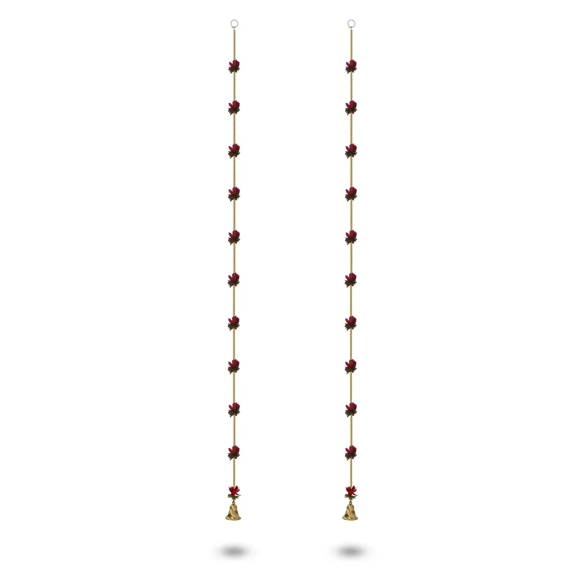 Side Toran Pair - 69 Inches | Rose Bud Design Thoranam/ Traditional Bandanwar For Pooja & Home Decor