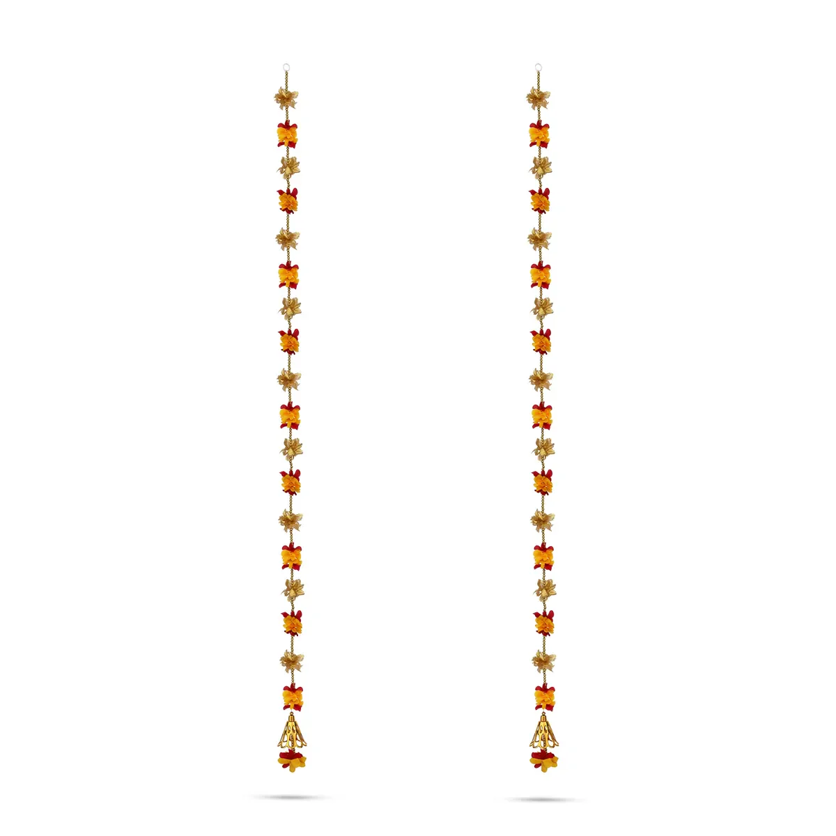 Side Toran Pair - 70 Inches | Artificial Flower Hanging Thoranam/ Door Decor Bandanwar For Festival Use