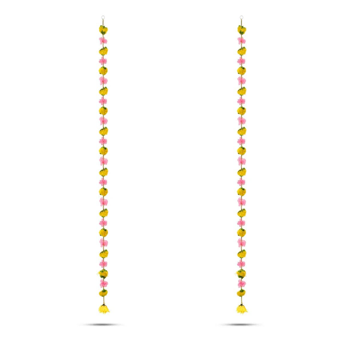 Side Toran Pair- 70 Inches | Artificial Flower Thoranam/ Door Hanging Bandanwar For Home Entrance Decor