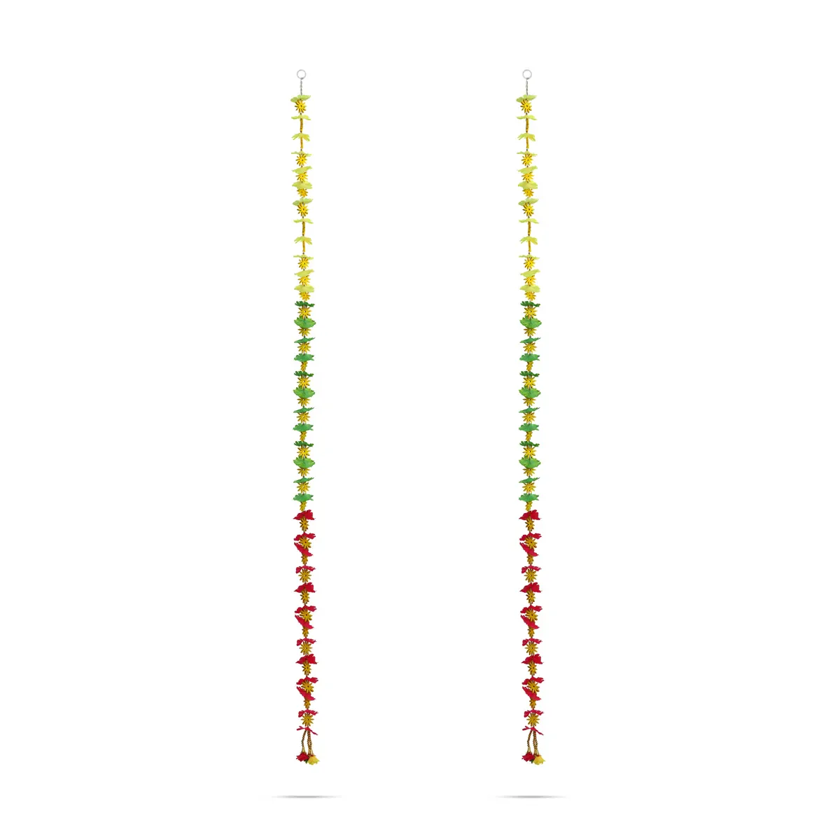 Side Toran Pair - 73 Inches | Artificial Flower Thoranam/ Door Hanging Bandanwar For Home Entrance Decor