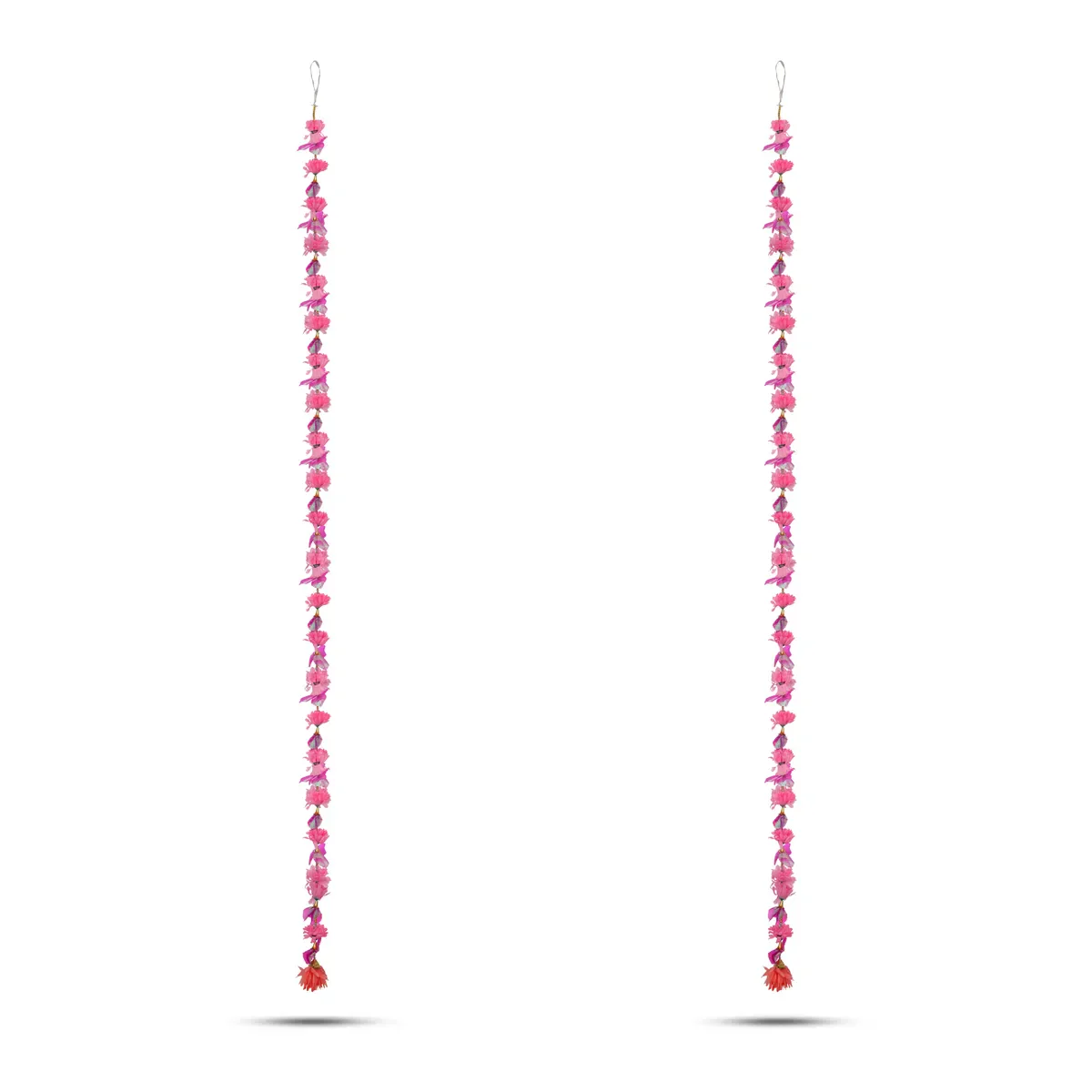 Side Toran Pair - 73 Inches | Floral Design Thoranam/ Decorative Door Hanging Bandanwar For Home Entrance Decor