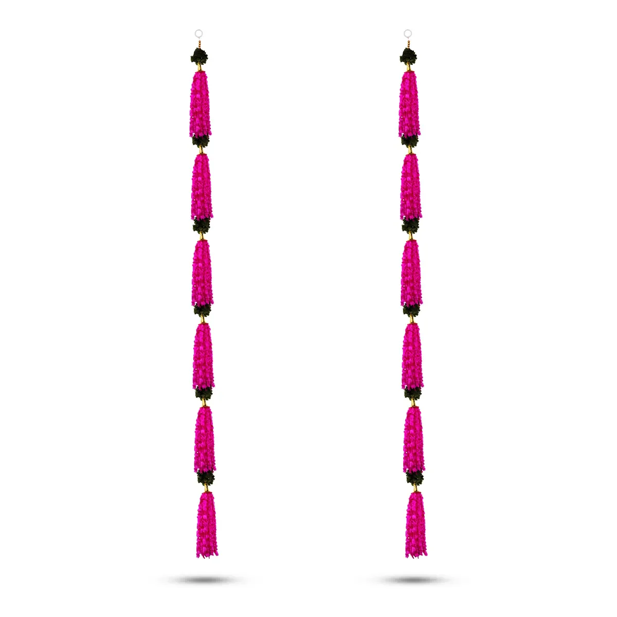 Side Toran Pair - 73 Inches | Tassel Design Thoranam/ Decorative Door Hanging Bandanwar For Home Entrance
