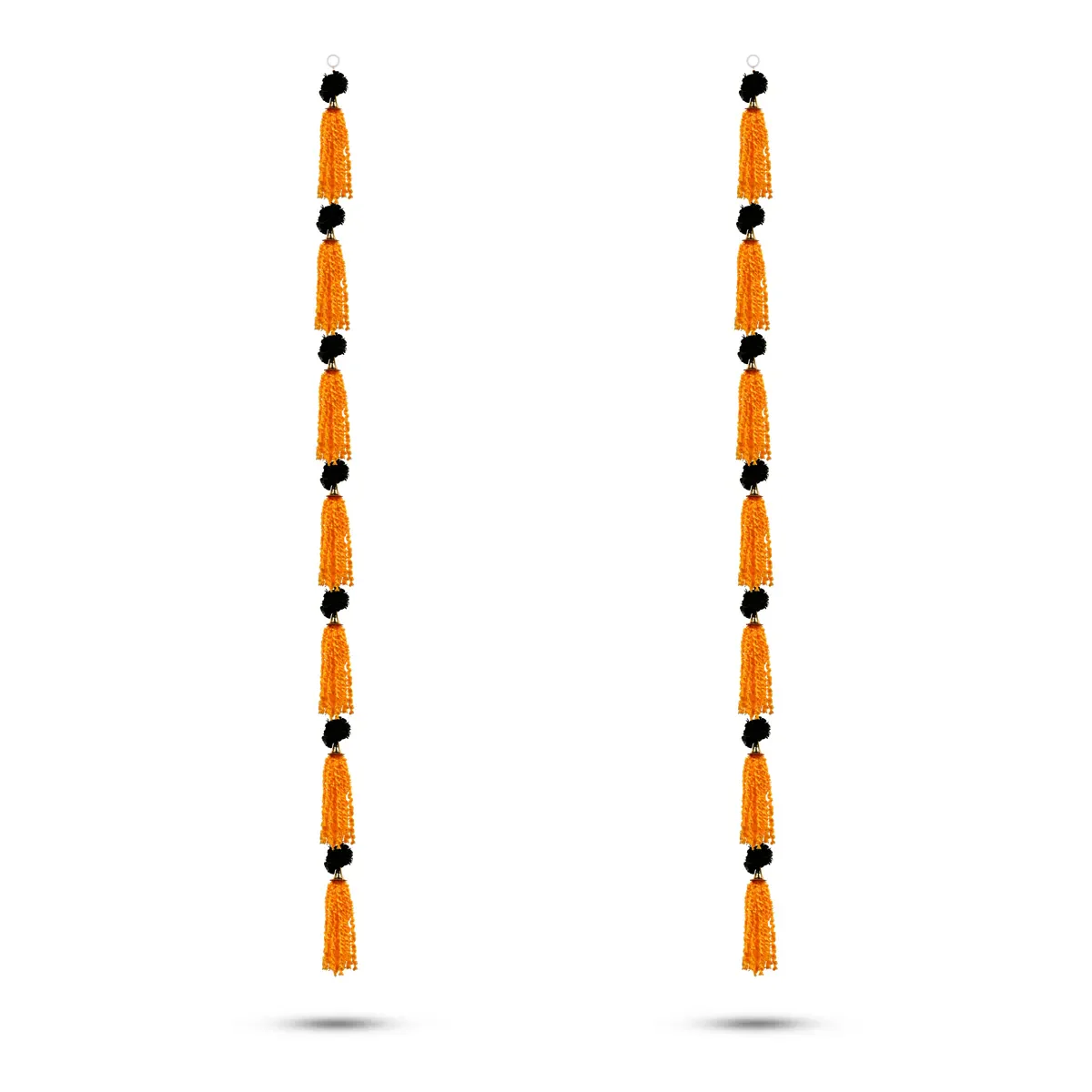 Side Toran Pair - 73 Inches | Tassel Design Thoranam/ Decorative Door Hanging Bandanwar For Home Entrance - Image 4