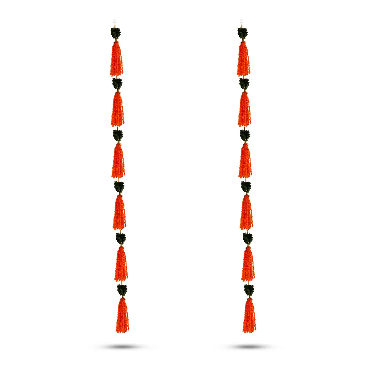 Side Toran Pair - 73 Inches | Tassel Design Thoranam/ Decorative Door Hanging Bandanwar For Home Entrance - Image 5