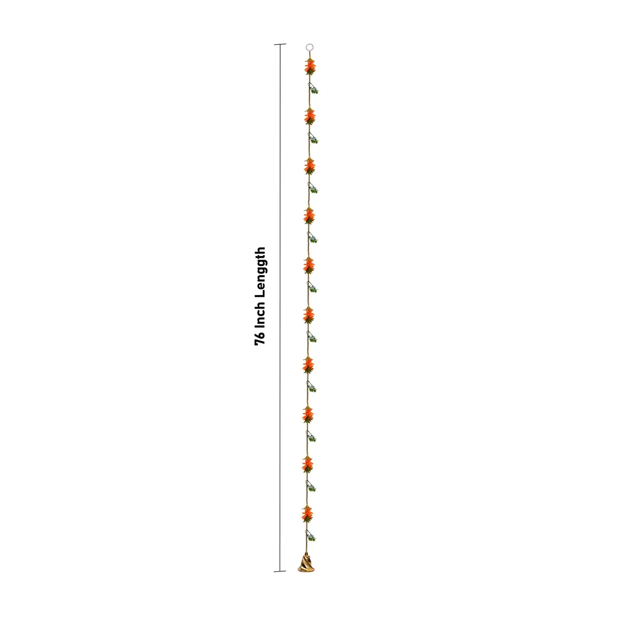 Side Toran Pair - 76 Inches | Artificial Flower Thoranam/ Traditional Door Hanging Bandanwar For Home Decor - Image 3