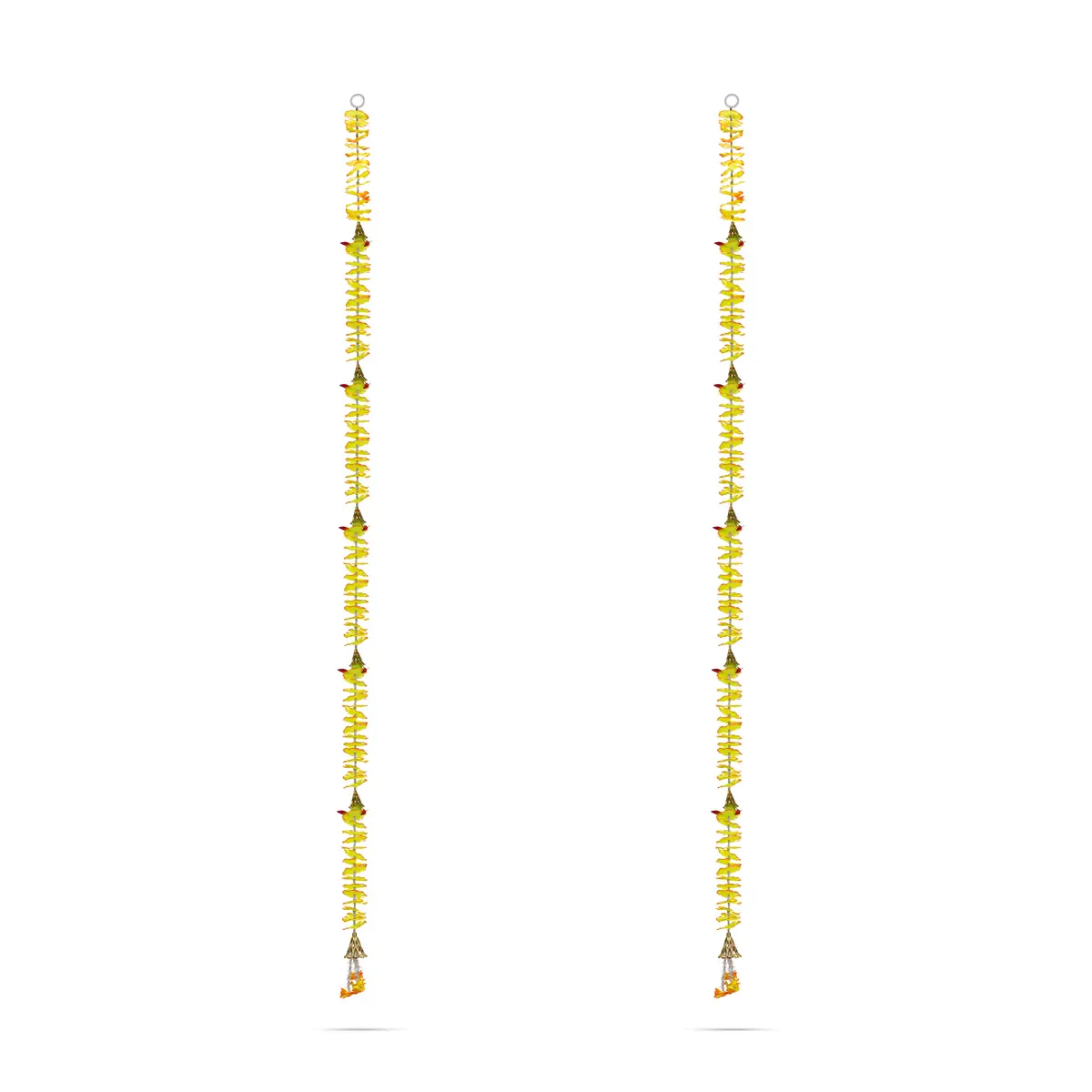 Side Toran Pair - 76 Inches | Artificial Flower Thoranam/ Door Hanging Bandanwar For Home Entrance & Festive Decor - Image 3