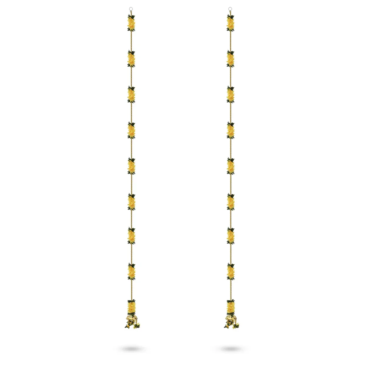 Side Toran Pair - 82 Inches | Floral Thoranam/ Decorative Door Hanging Bandanwar For Home Entrance Decor