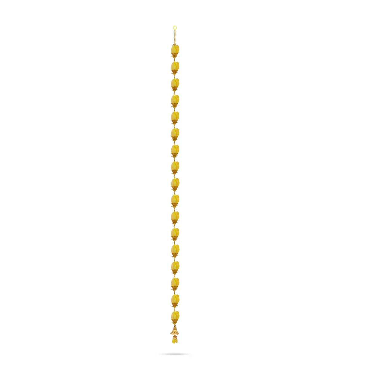 Side Toran - 37 Inches | Beads With Rose Design Thoran/ Artificial Flower Toran for Home Decor - Image 7
