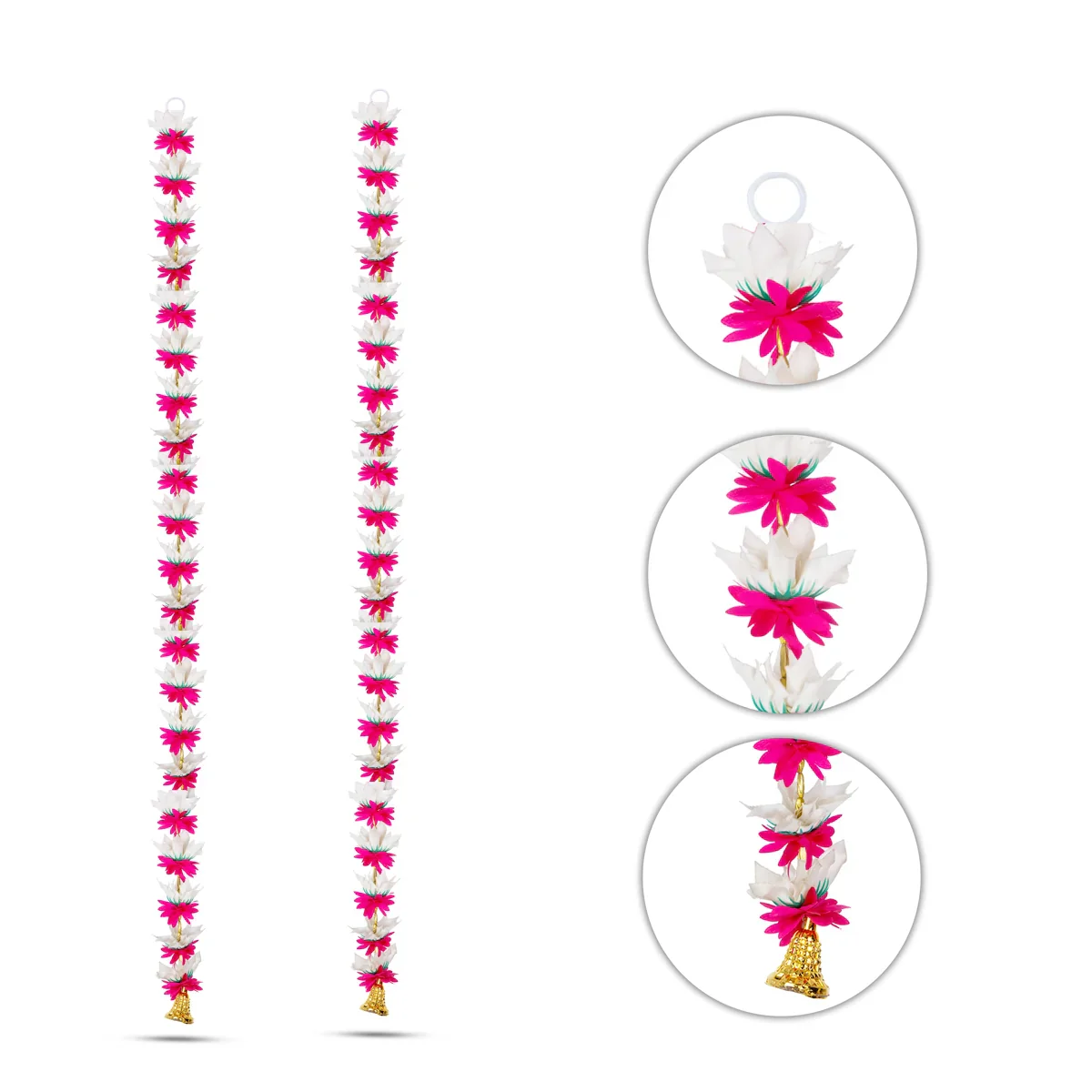 Side Toran Set - 59 Inches | 2 Pcs/ Door Hanger/ Bandanwar/ Thoranam for Home Decor - Image 8