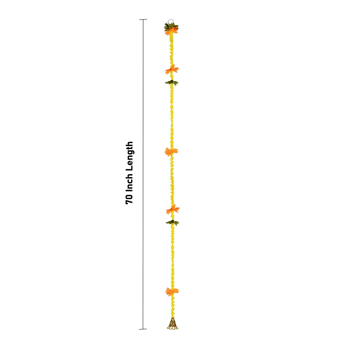 Side Toran Set - 70 Inches | 10 Pcs \ Decorative Thoranam/ Door Hanging for Home Entrance & Festive Decor - Image 3