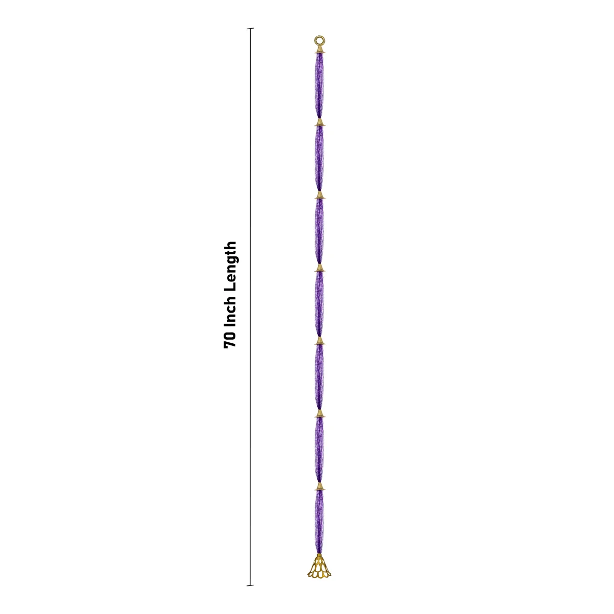 Side Toran Set - 70 Inches | 10 Pcs Set/ Bell Design Thoranam/ Bandanwar For Home Entrance Decor - Image 6