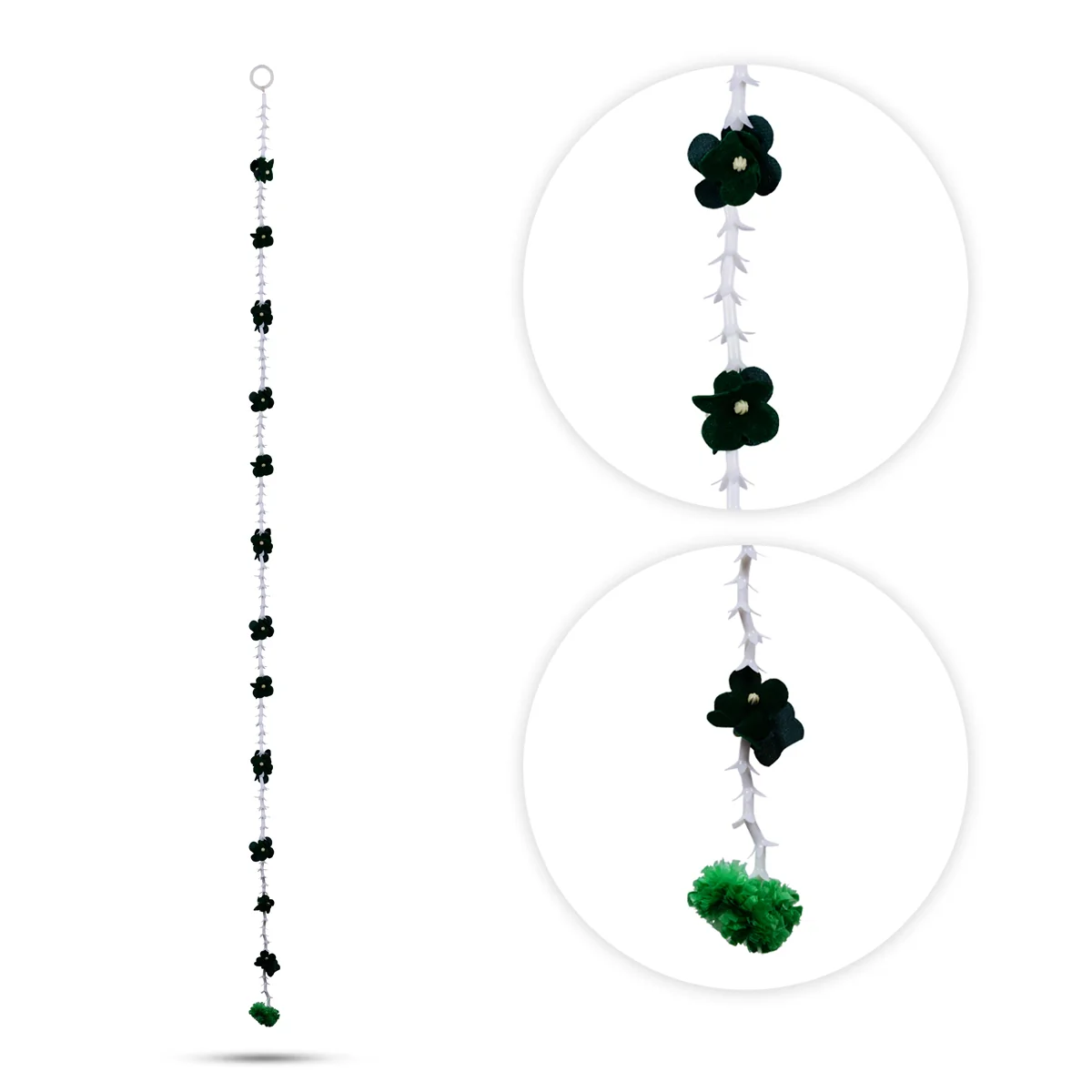 Side Toran Set - 78 Inches | 10 Pcs /Traditional Thoran/ Door Hanging Toran for Home Entrance Decor Use - Image 2