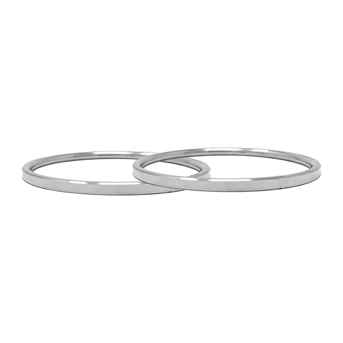 Silver Kada - Size 1 X 10 | Baby Kaapu/ Bracelet Kada/ Bangle Kada For Infant Traditional Wear - Image 3