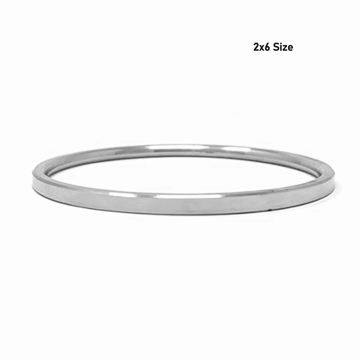 Silver Kada - Size 2 X 6 | V Men Kaapu/ Bracelet Kada/ Bangle Kada For Daily And Traditional Wear - Image 4