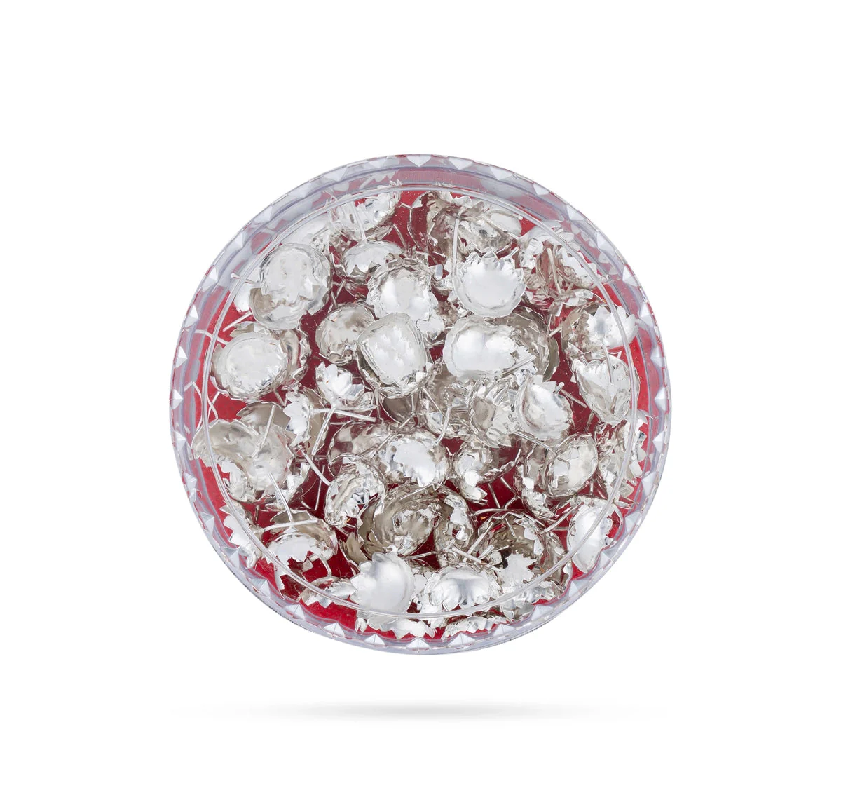 Silver Polish Lotus Flower | 108 Pcs Archana Flower/ Pooja Flower For Pooja And Archana - Image 3
