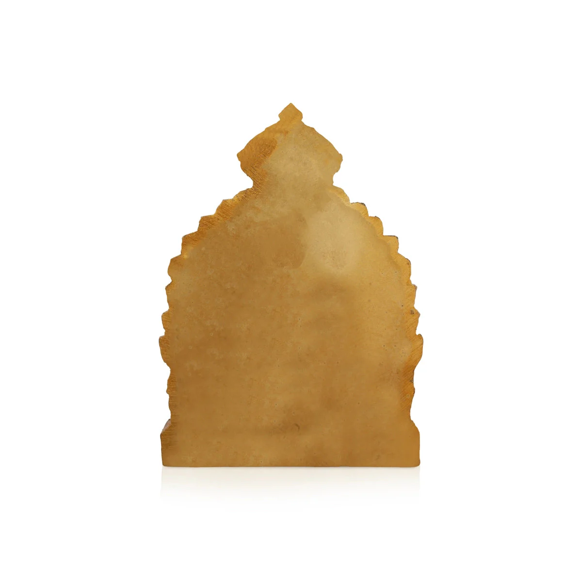 Pillayarpatti Ganesh Murti Sitting On Simhasan - 5 x 4 Inches | Resin Statue/ Gold Polish Vinayaka Idol for Pooja - Image 6