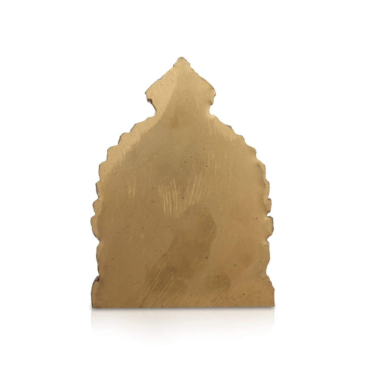 Simhasan Saraswati Murti - 5 x 4 Inches | Resin Statue/ Gold Polish Saraswati Idol for Pooja/ 300 Gms Approx - Image 6