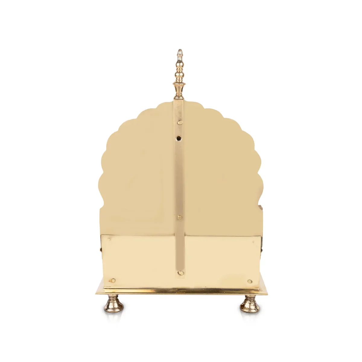 Sinhasan With Leg - 9.75 x 7 Inches | Singhasan/ Brass Simhasanam for Deity - Image 2