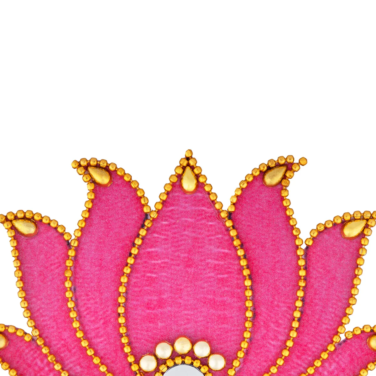 Rangoli Lotus Design - 3.5 x 2 Inches | Mirror Design Kolam Design for Pooja Decor/ Assorted Colour - Image 6