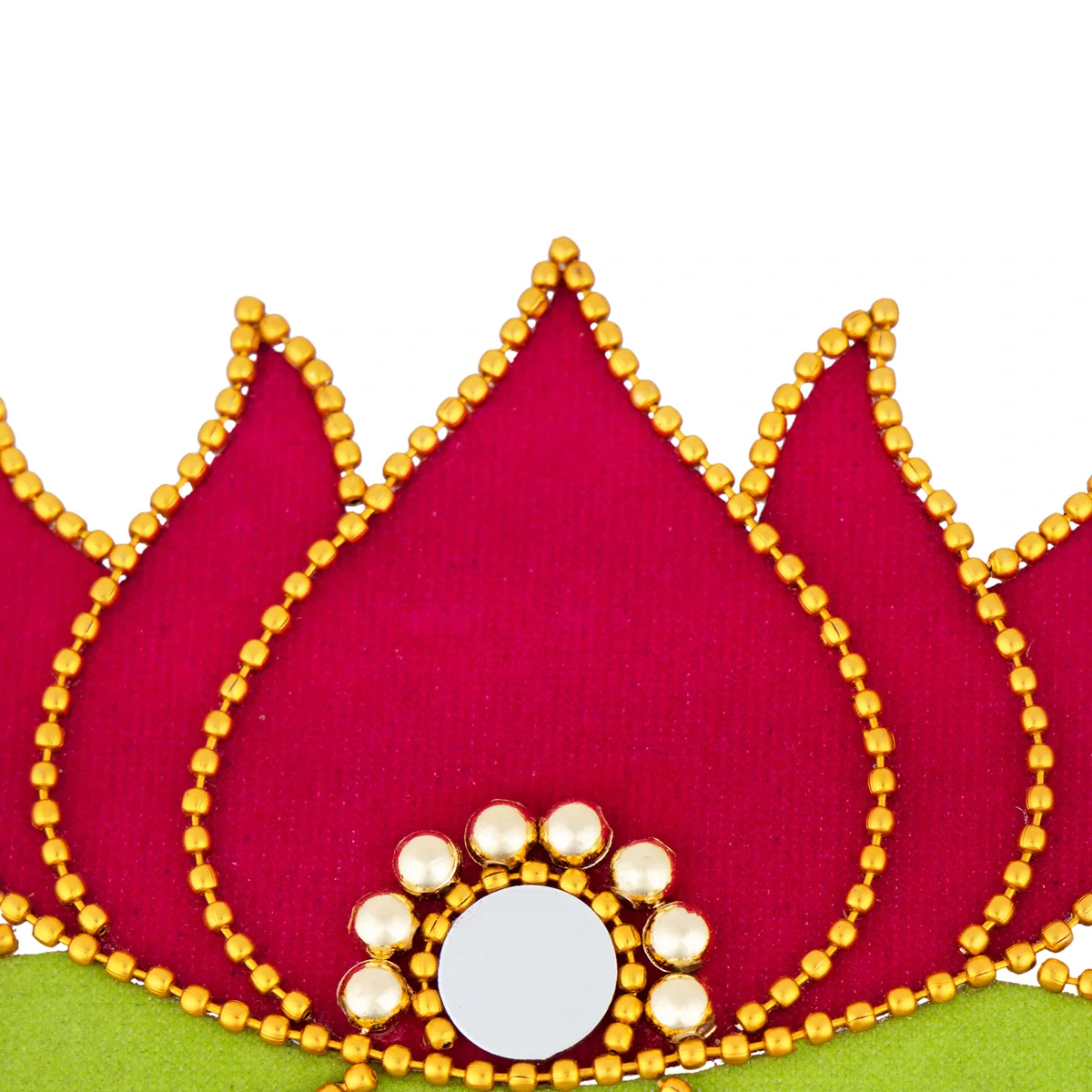 Rangoli Lotus Design - 3.5 x 2 Inches | Mirror Design Kolam Design for Pooja Decor/ Assorted Colour - Image 9