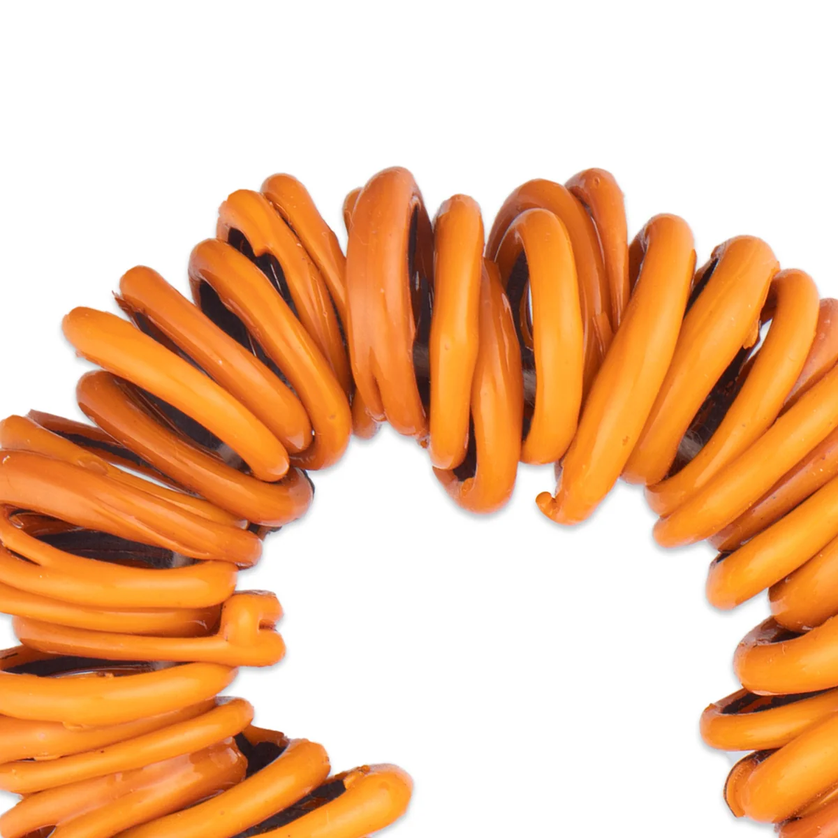 Bangle Hara - 5 Inches | Orange Colour Bangle Mala/ Valaiyal Malai/ Bangle Garland for Deity - Image 3