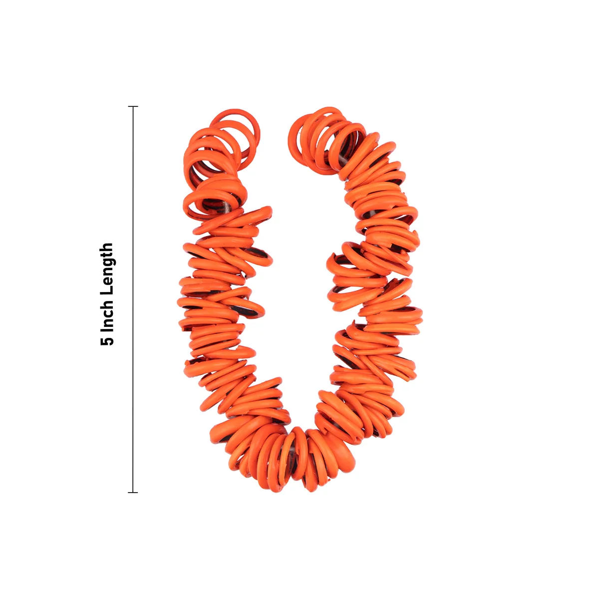 Bangle Hara - 5 Inches | Red Colour Bangle Mala/ Valaiyal Malai/ Bangle Garland for Deity - Image 2