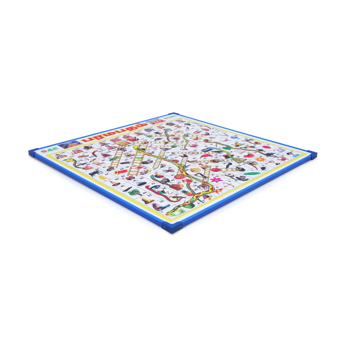 Snakes And Ladders Paramapadham Game Board - 18 x 18 Inches | Traditional Paramapadam Game/ Paramapatham Game - Image 4