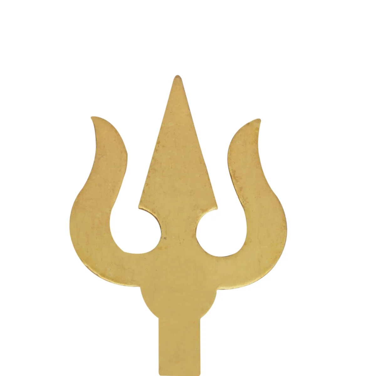 Soolam - 3.25 X 0.5 Inches | Brass Trishul/ Astra/ Divine Weapon For Temple Pooja - Image 2