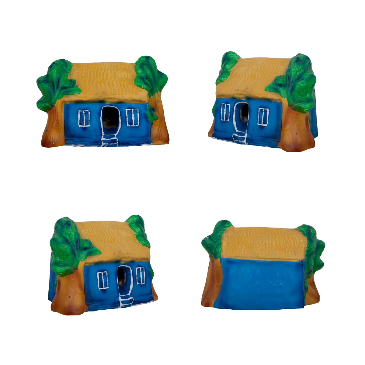 Soorpanagai Clay Golu Bommai Set - 8 x 5 Inches | Giri Golu Doll/ Navaratri Golu Bomma/Gombe/Bommai - Image 4