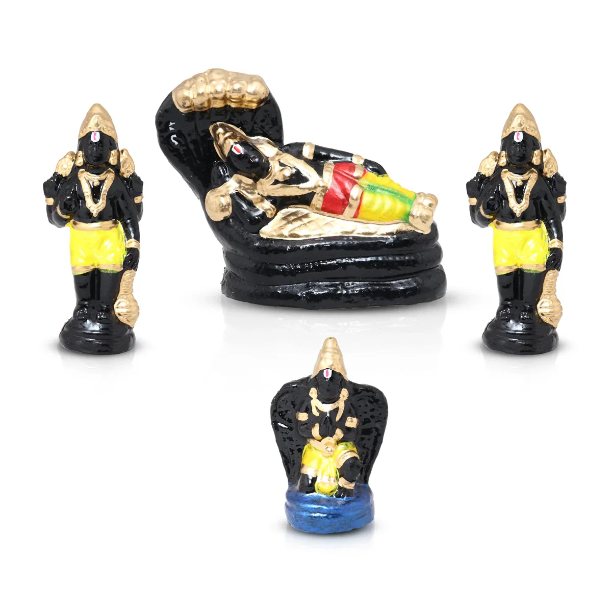 Sorga Vasal Clay Golu Bommai Set - 11 x 9.5 Inches | Giri Golu Doll/ Navaratri Golu Bomma/Gombe/Bommai - Image 5
