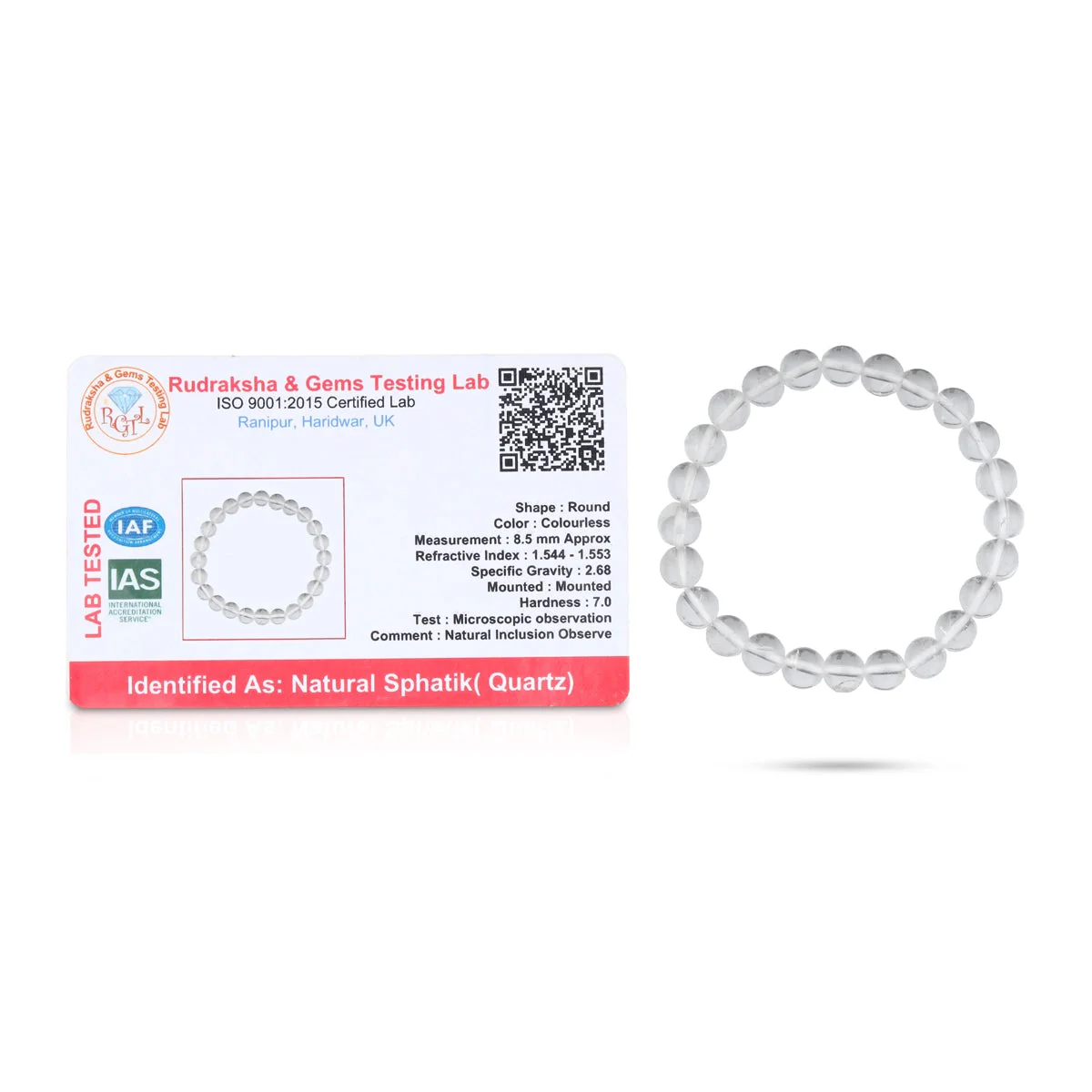 Spatik Bracelet - 2.5 Inches | Gem Stone Bracelet/ Crystal Bracelet For Energy Purification & Spiritual Growth - Image 4