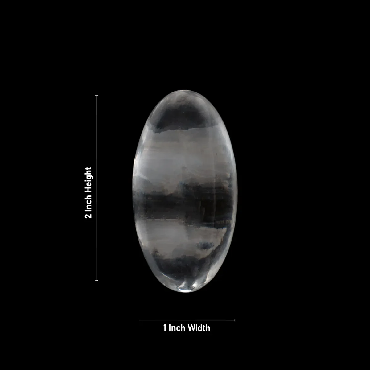 Spatika Banalingam - 2 X 1 Inches | Sphatik Shiva Lingam/ Sphatik Shivling For Pooja And Positive Vibrations - Image 3