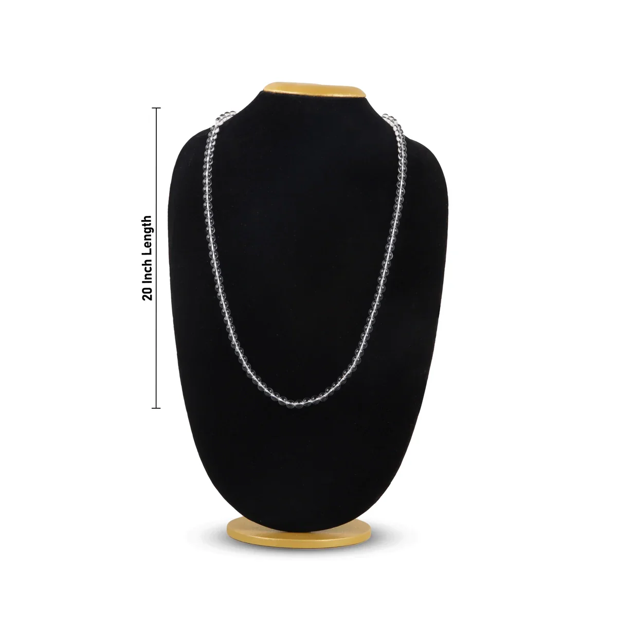 Sphatik Mala - 20 Inches | 8 - 9 mm/ Spatika Mala/ Crystal Mala for Men & Women - Image 3