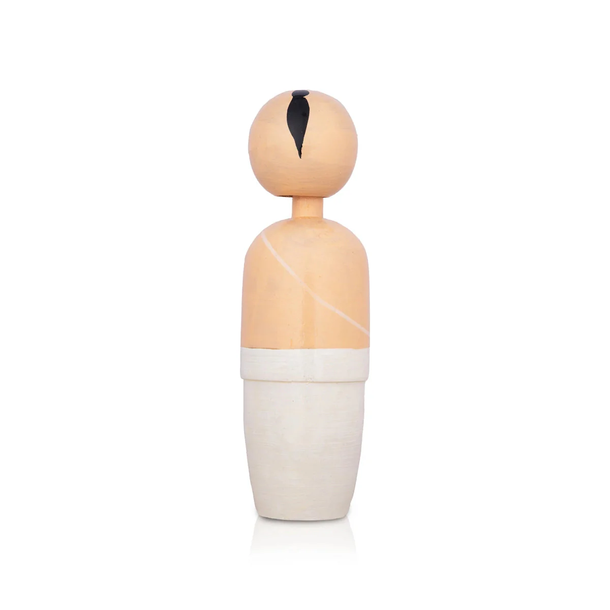 Spring Wooden Doll Iyer- 5.75 X 1.5 Inches | Decorative Showpiece/ Wood Sculpture/Wooden Toy For Kids & Table Decor - Image 3