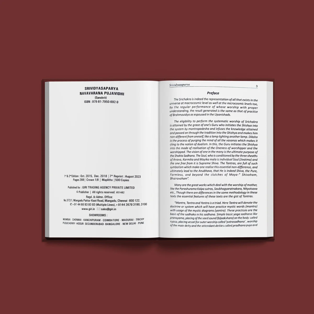 Sri Vidyasaparya - Srichakra Navavarana Pujavidhi - Sanskrit | by Dr. Kethu Ramachandrasekhar/ Pooja Book - Image 4