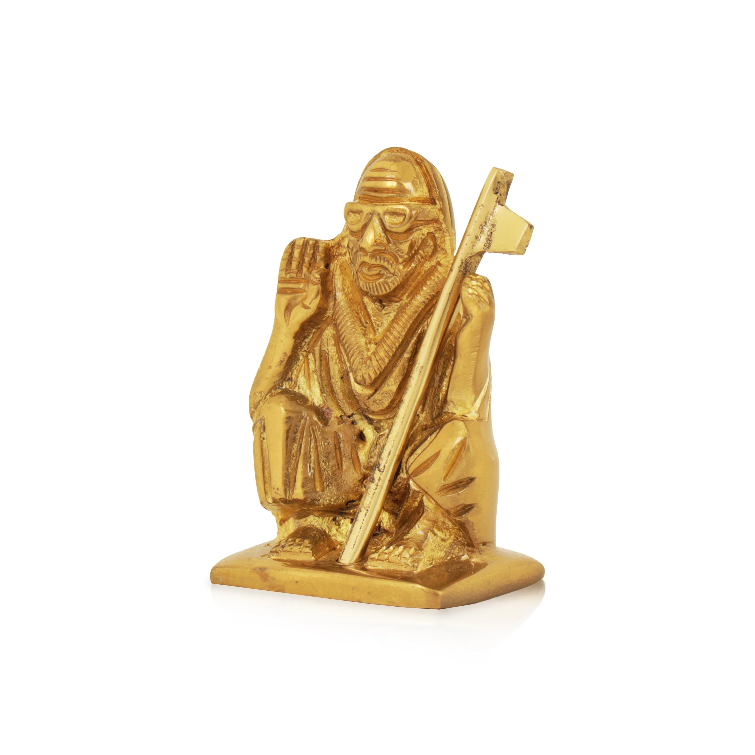 Sri Maha Periyava Idol - 2 Inches | Brass Paramacharya/ Shankaracharyar Statue For Home - Image 4