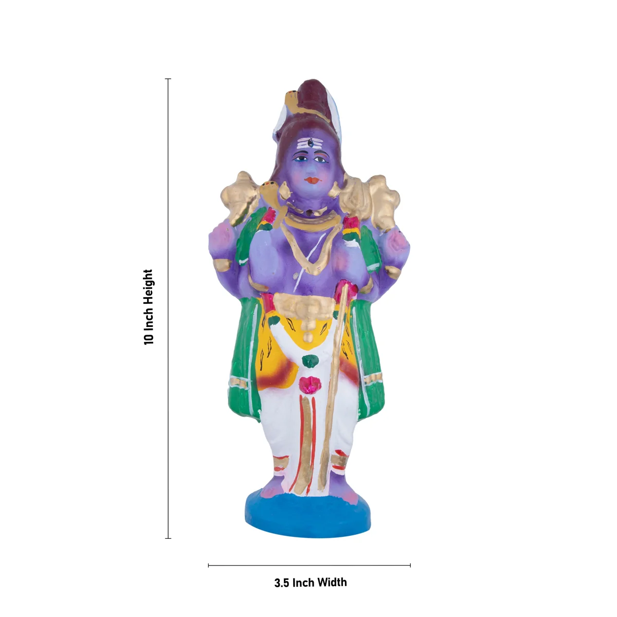 Srinivasa Kalyanam Clay Golu Bommai Set - 10 x 3.5 Inches | Giri Golu Doll/ Navaratri Golu Bomma/Gombe/Bommai - Image 12