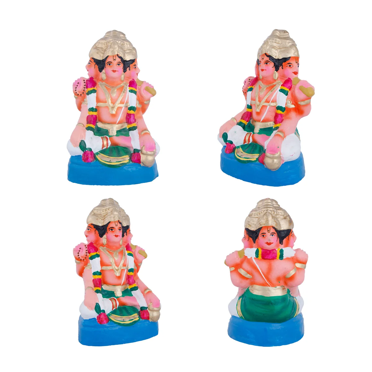 Srinivasa Kalyanam Clay Golu Bommai Set - 10 x 3.5 Inches | Giri Golu Doll/ Navaratri Golu Bomma/Gombe/Bommai - Image 3
