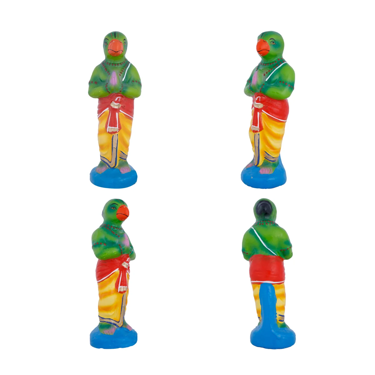 Srinivasa Kalyanam Clay Golu Bommai Set - 10 x 3.5 Inches | Giri Golu Doll/ Navaratri Golu Bomma/Gombe/Bommai - Image 8