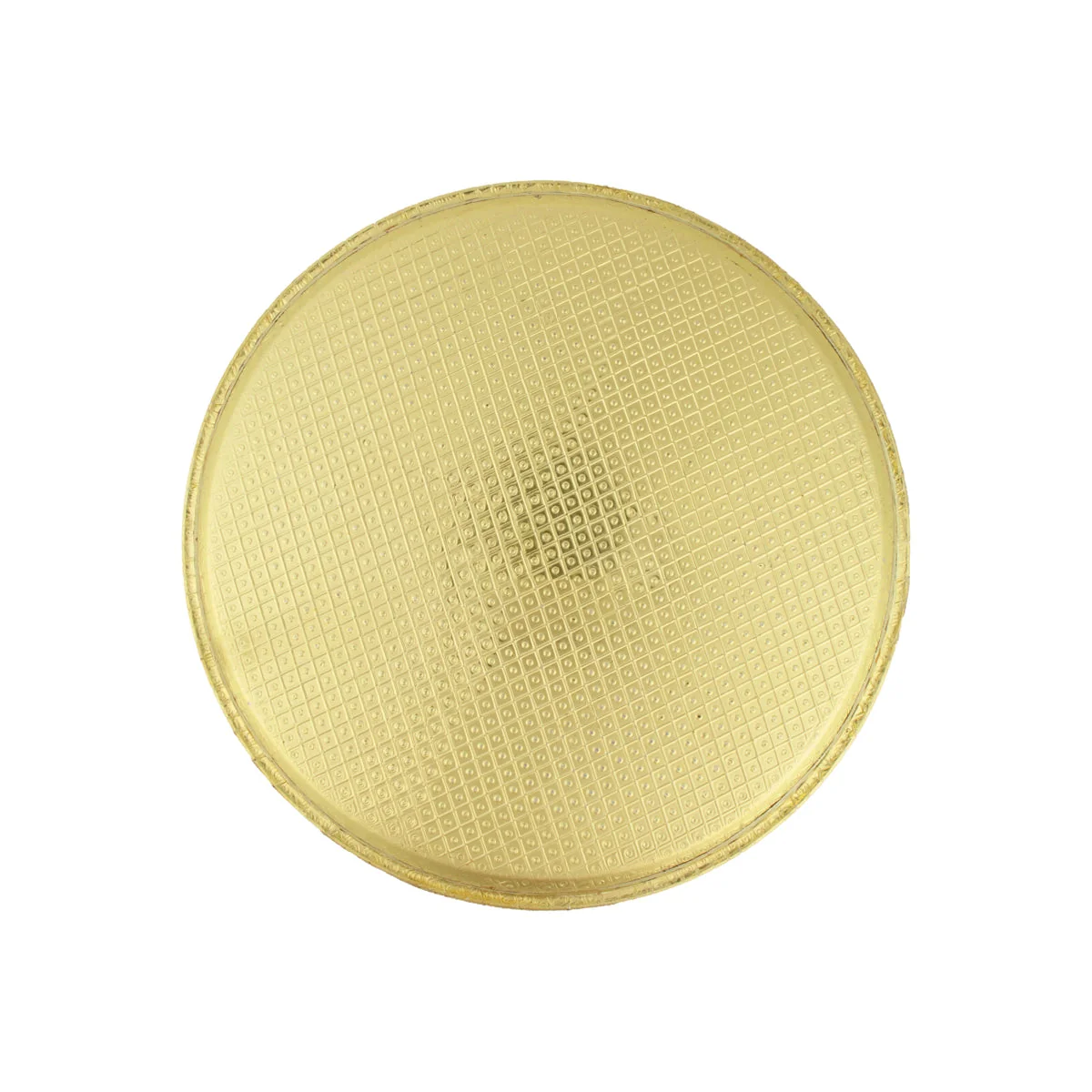 Stainless Steel Plate - 10 Inches | Meenakari Design Ritual Plate/ Pooja Thali/ Decorative Plate For Home - Image 4