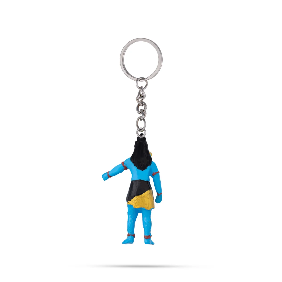 Shiv Murti Design Key Chain - 2.75 x 1.25 Inches | Key Ring/ Key Holder For Gifting & Bike - Image 2