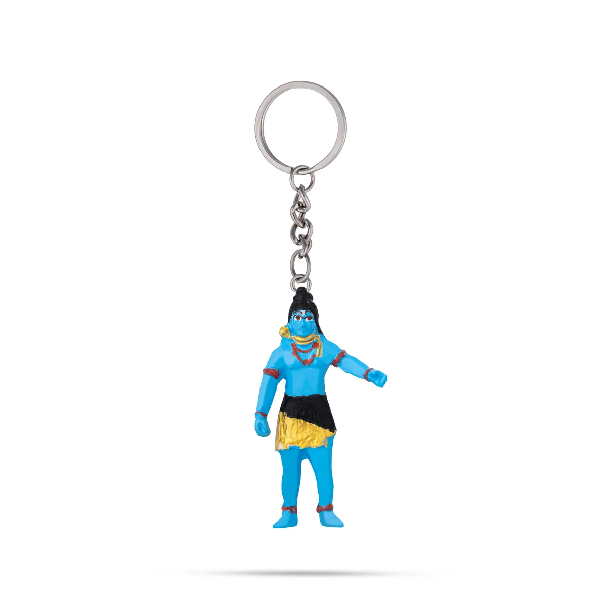 Shiv Murti Design Key Chain - 2.75 x 1.25 Inches | Key Ring/ Key Holder For Gifting & Bike - Image 3